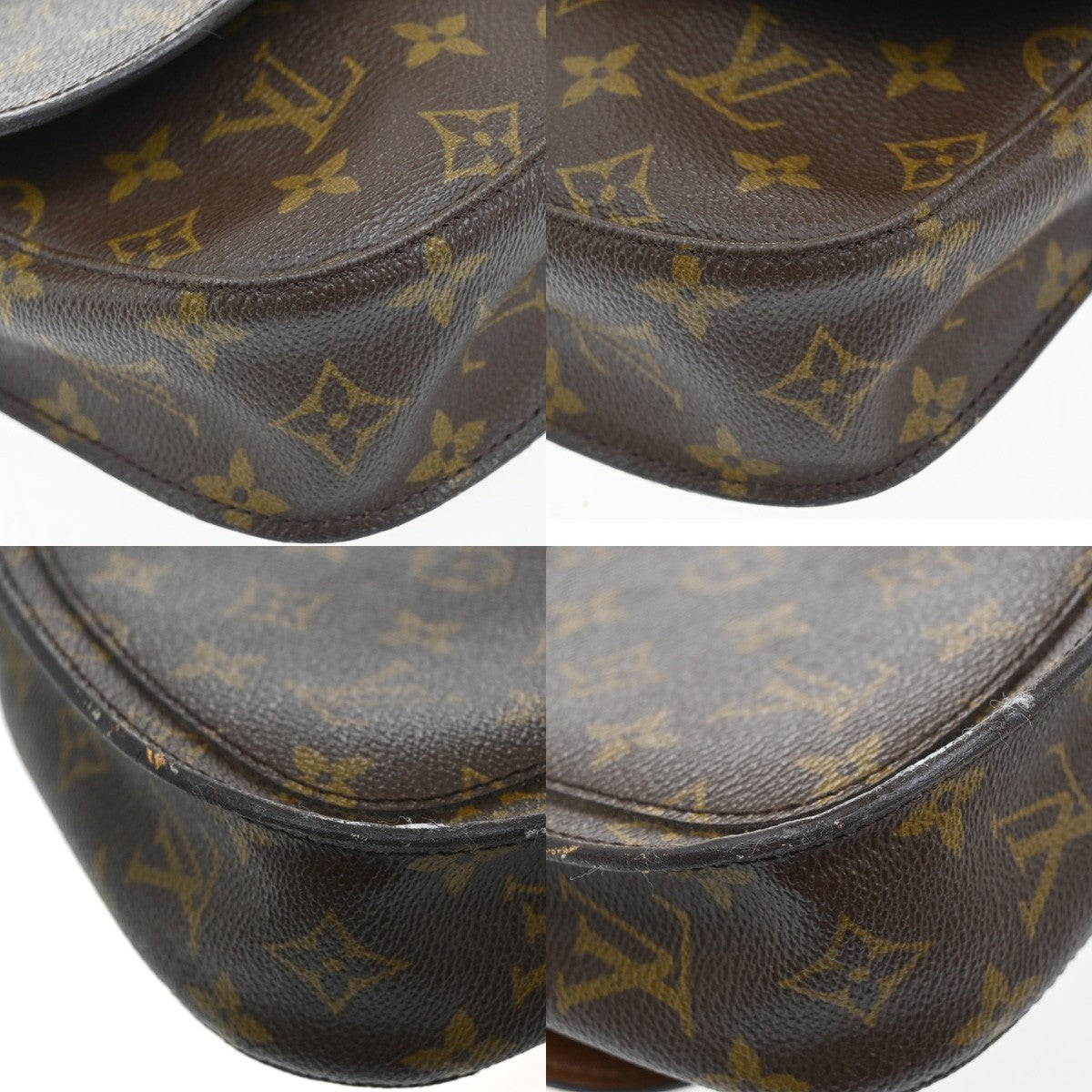 LOUIS VUITTON Mini Saint Cloud Shoulder Bag Monogram Leather BN M51244 35KP298