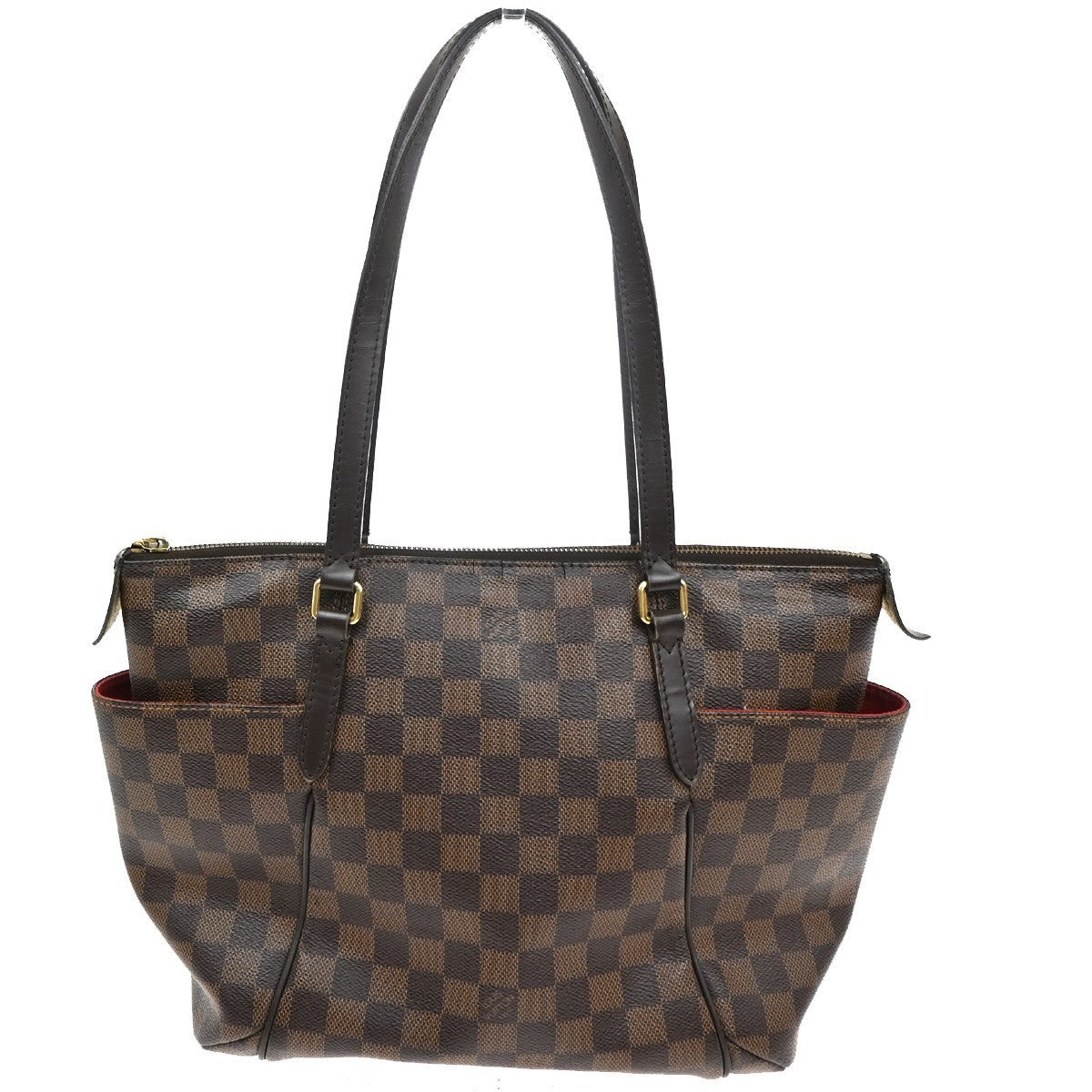 LOUIS VUITTON Logo Totally PM Shoulder Bag Damier Leather Brown N41282 95CA465