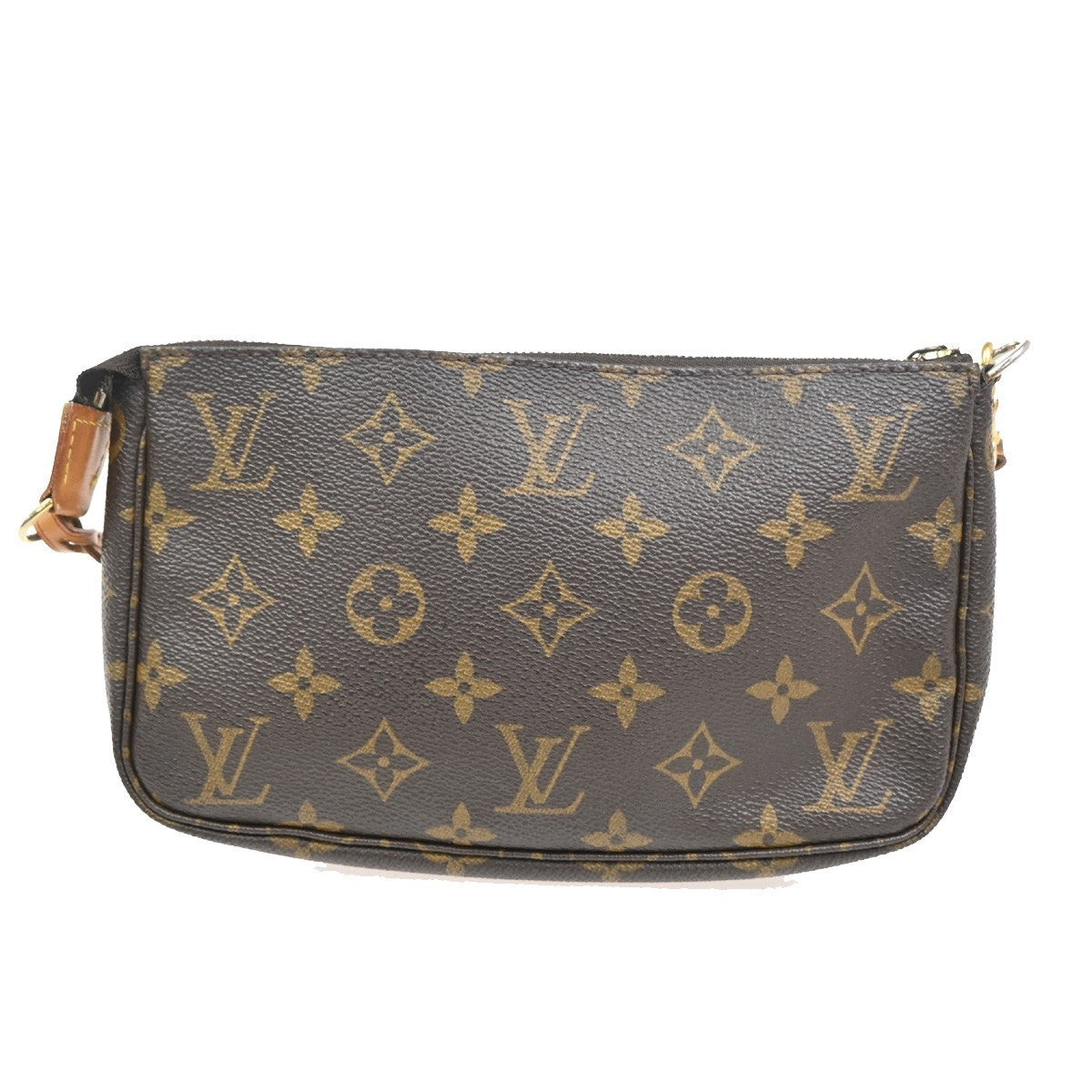 LOUIS VUITTON Pochette Accessoires Hand Bag Monogram Leather BN M51980 18CA666