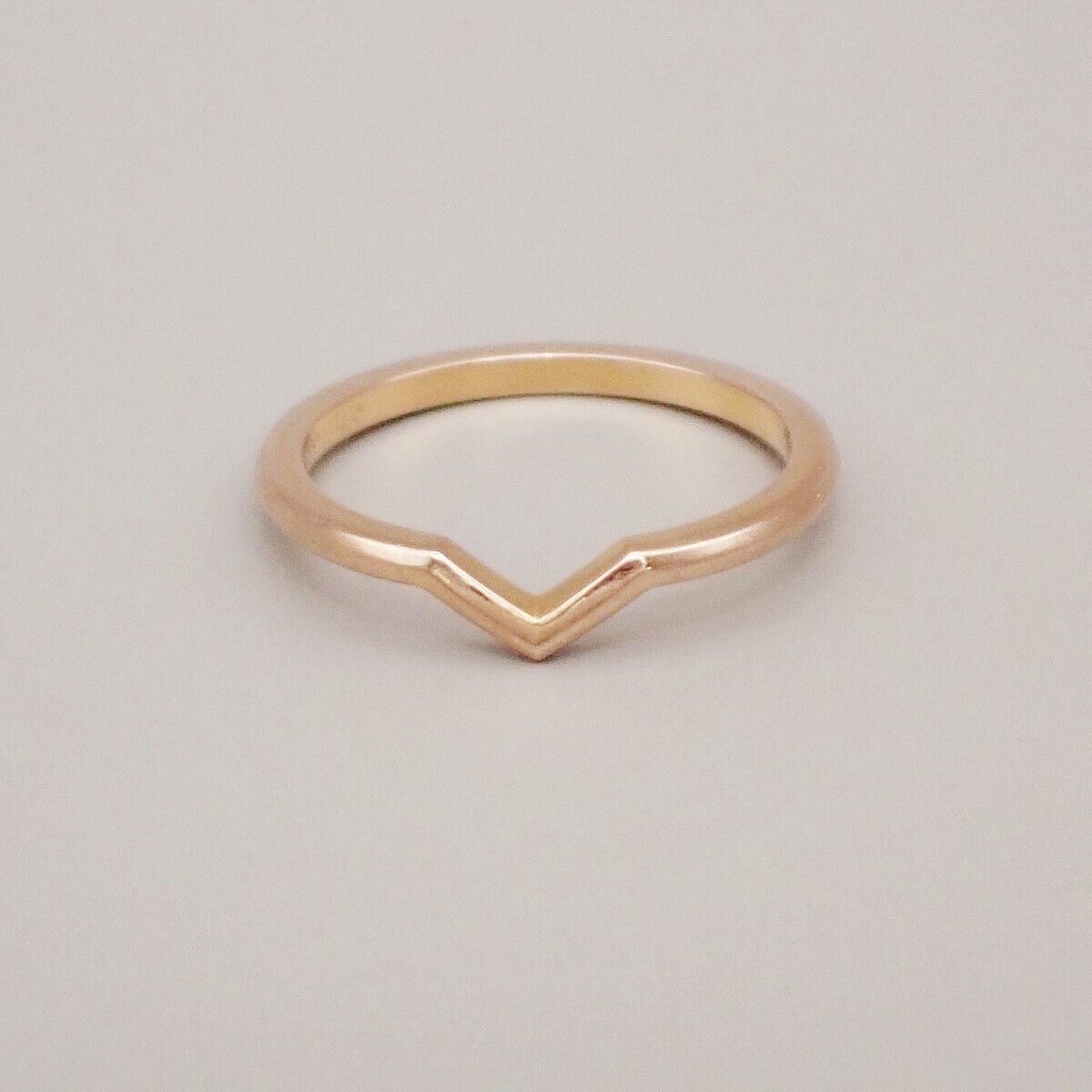 Tiffany & Co. V Band Ring Pair Set Au750 PT950 Size 7.5 8.5 GD Platinum 11RK869