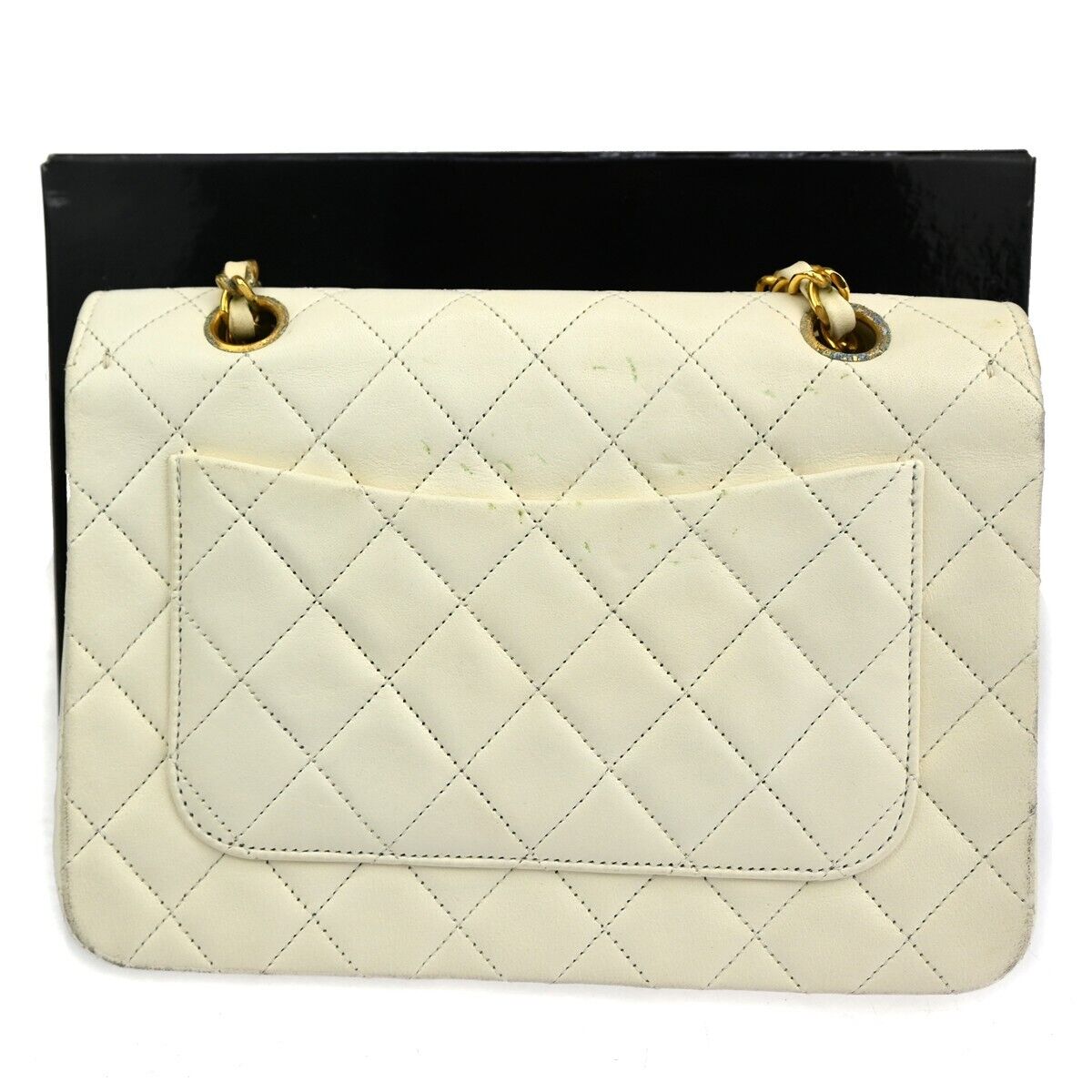 CHANEL CC Matelasse Full Flap Chain Shoulder Bag Leather WE GHW Vintage 617RJ464