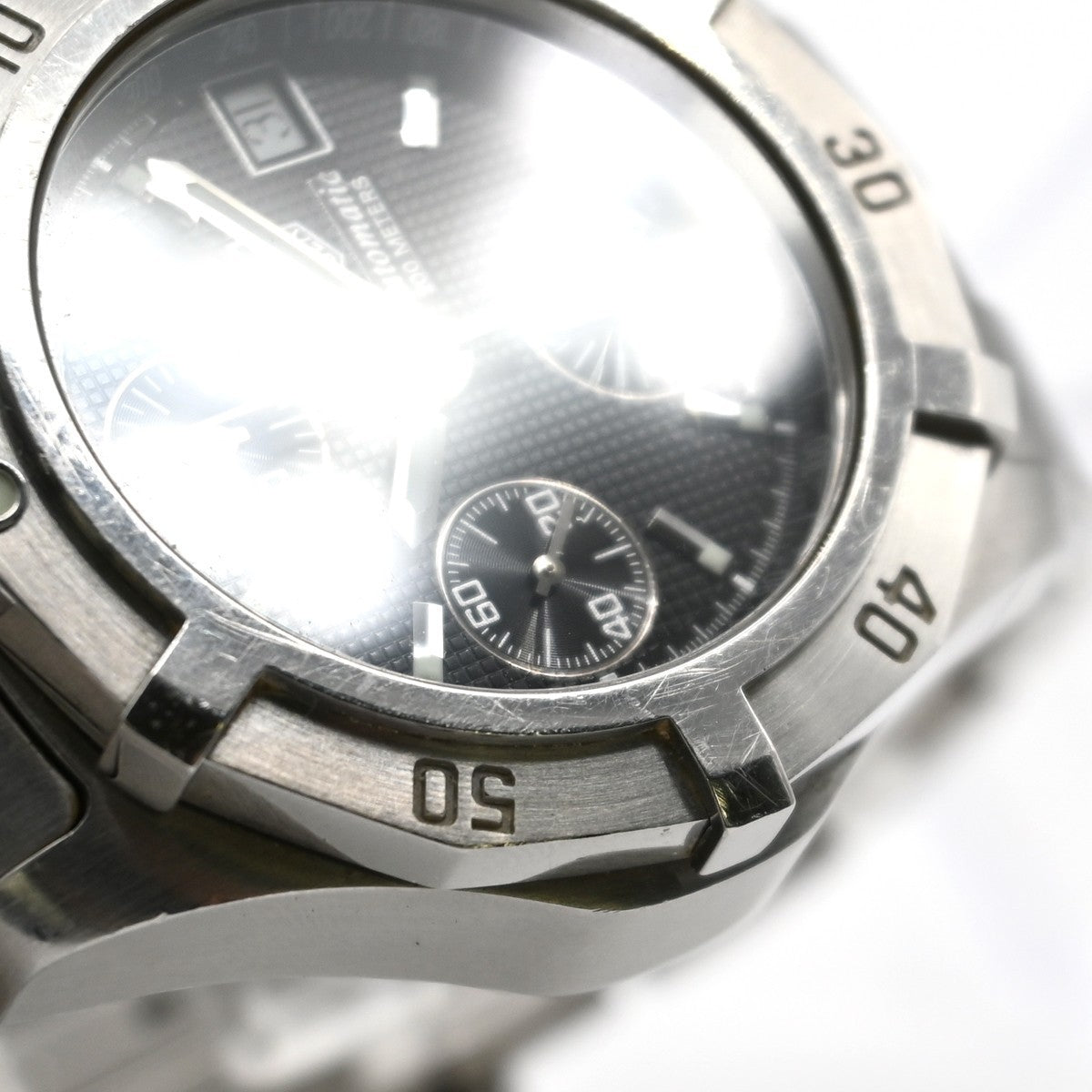 TAG HEUER Exclusive Chronogra Date Watch CN2111 Automatic SS Black Dial 13LC581