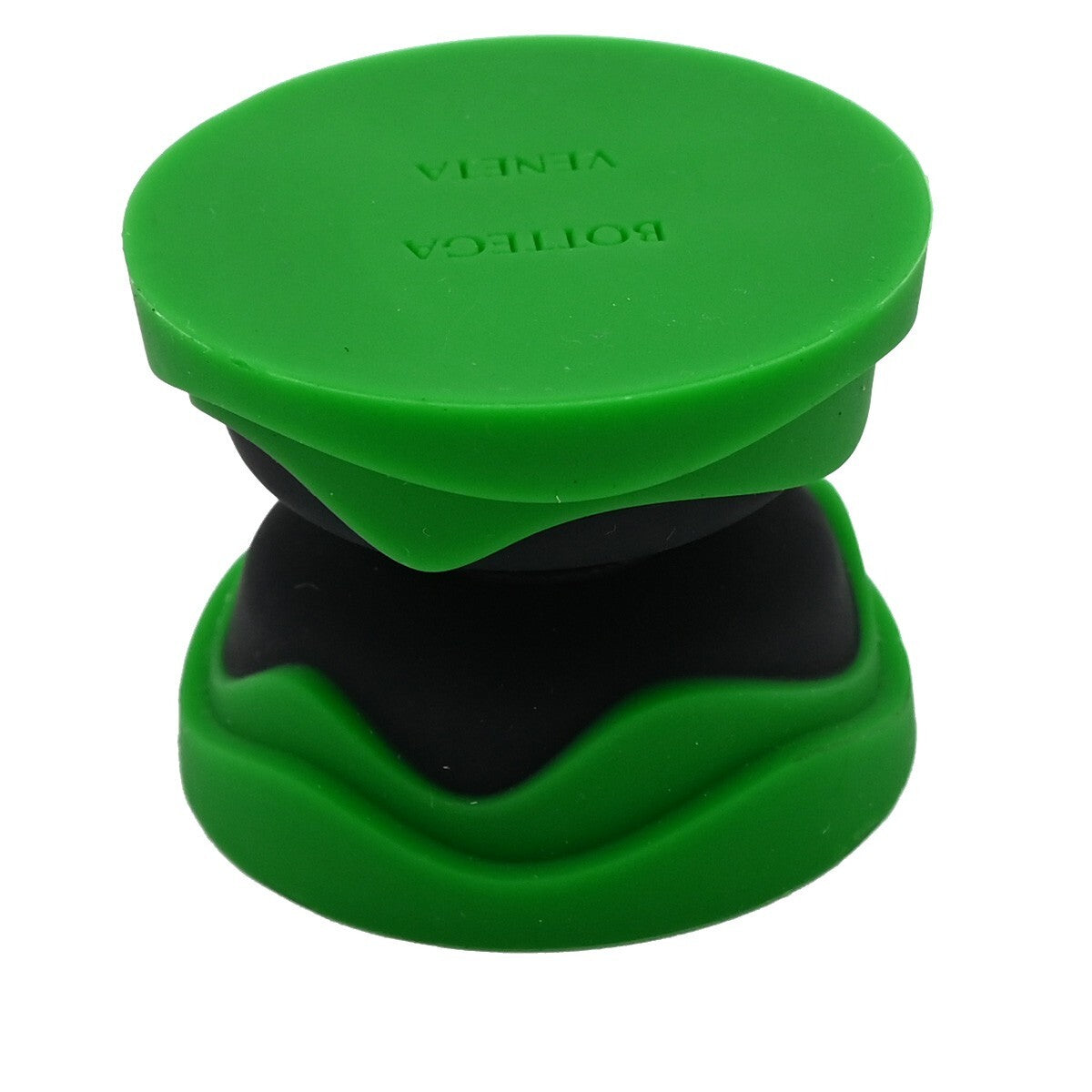 BOTTEGA VENETA Logo Novelty Yo-Yo Toy Rubber Green Black 66EE323