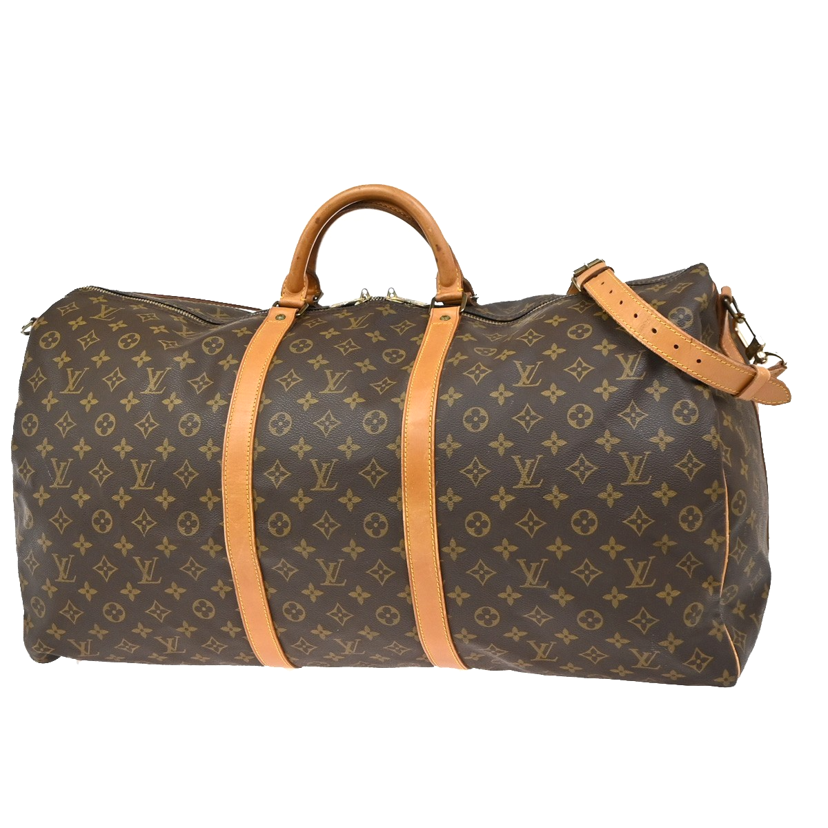 LOUIS VUITTON Keepall Bandouliere 60 2Way Hand Bag Monogram Brown M41412 99YH960