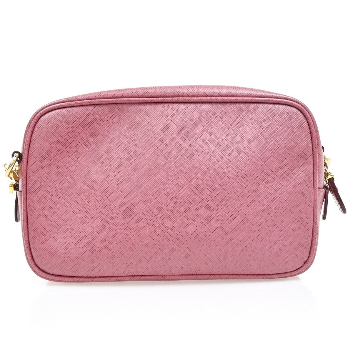 SALVATORE FERRAGAMO Logo Gancini Mini Shoulder Bag Leather Pink GHW 31EG216