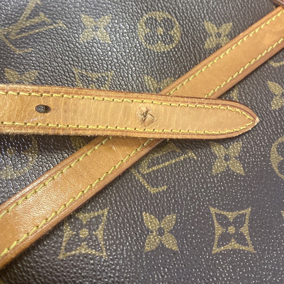 LOUIS VUITTONI Chantilly MM Shoulder Bag Monogram Leather Brown M51233 64EB704