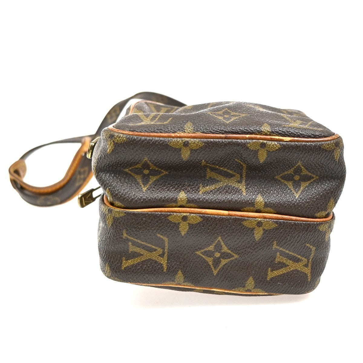 LOUIS VUITTON Mini Amazon Shoulder Bag Monogram Leather Brown M45238 33KC460