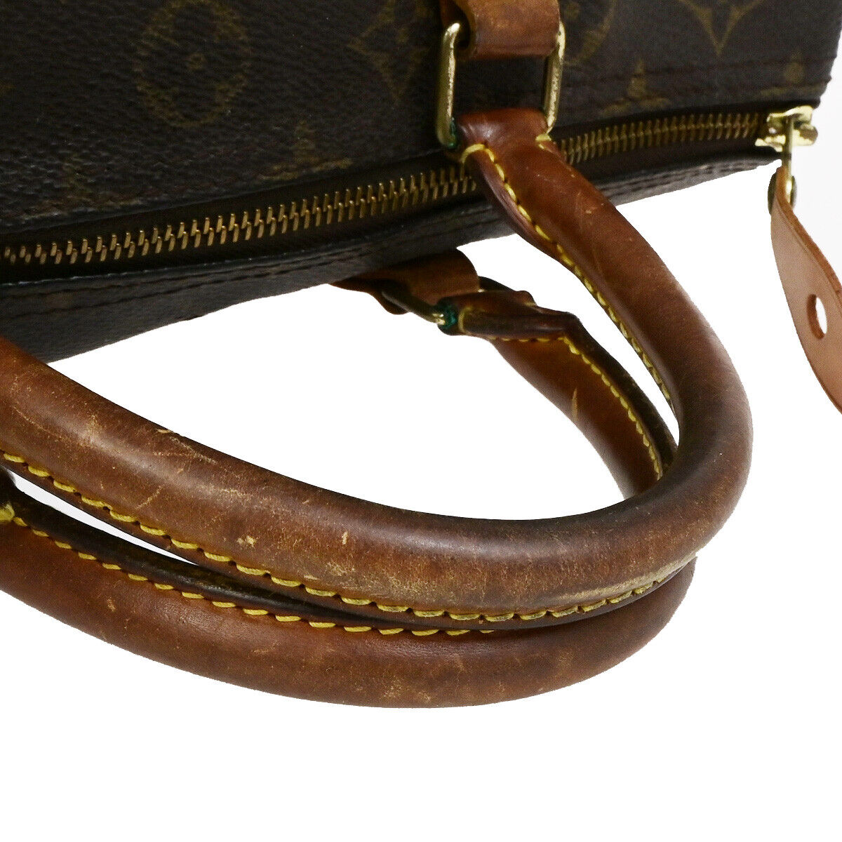 LOUIS VUITTON Speedy 30 Travel Hand Bag Monogram Leather Brown M41526 67SJ546