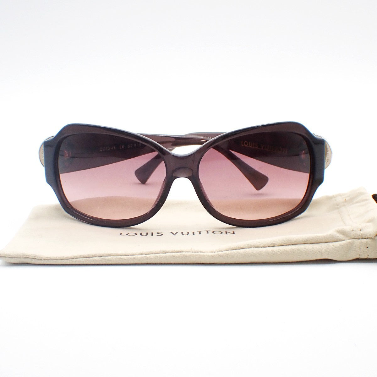 LOUIS VUITTON Sunglasses Eye Wear Metal Plastic BN Purplel Italy Z0134E 38KC959
