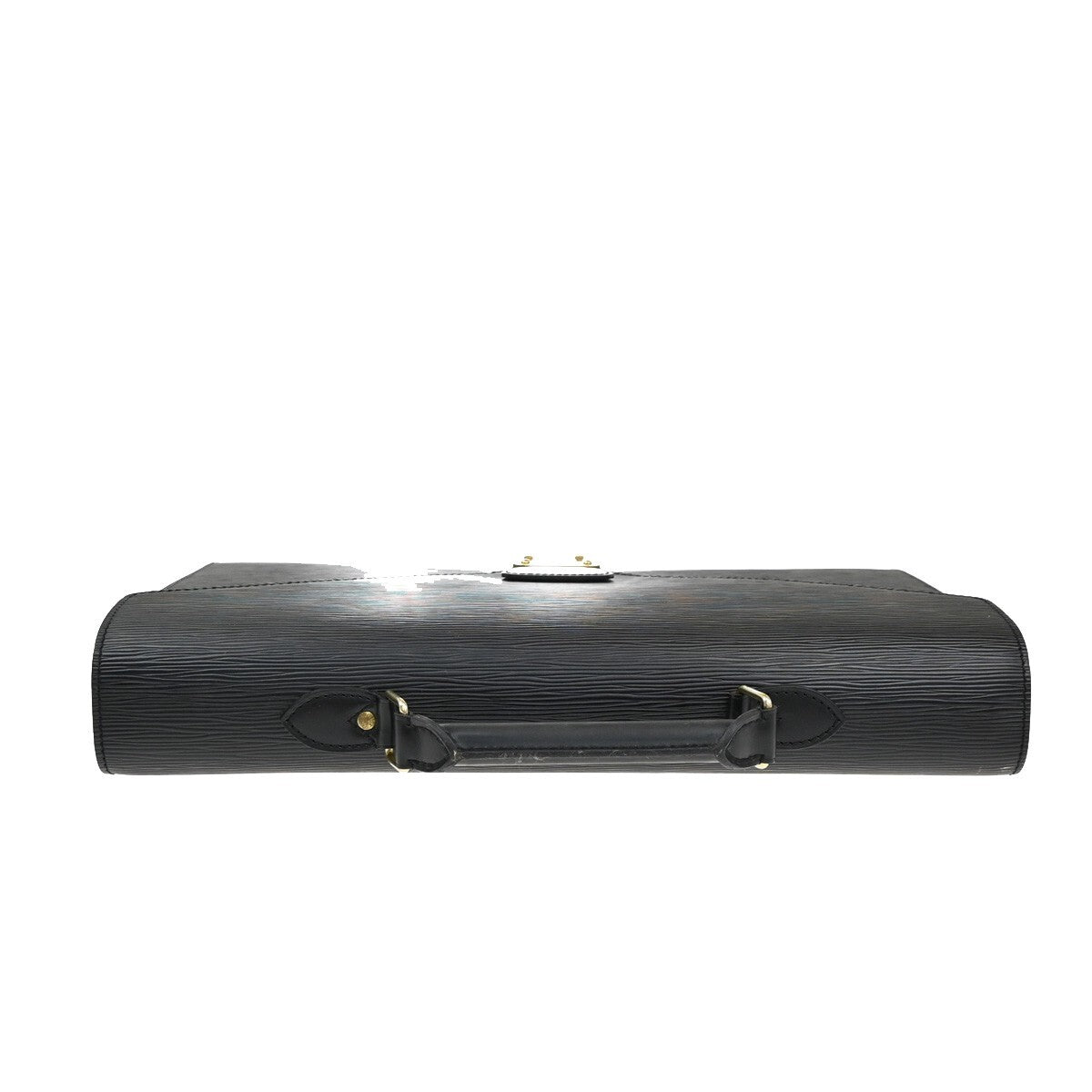 LOUIS VUITTON Serviette Ambassador Briefcase Bag Epi Black GHW M54412 30EE720