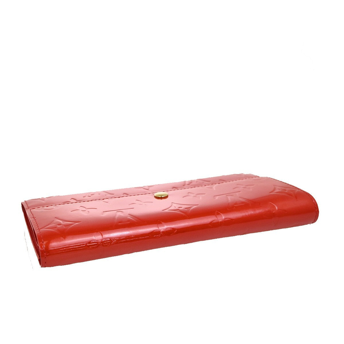 LOUIS VUITTON Portefeuille Monnaie Credit Long Wallet Vernis Pink M91236 05FB686