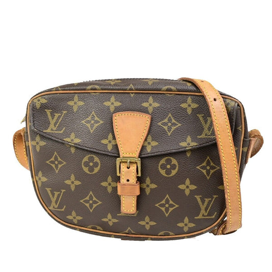 LOUIS VUITTON Jeune Fille PM Shoulder Bag Monogram Leather Brown M51227 80ED003