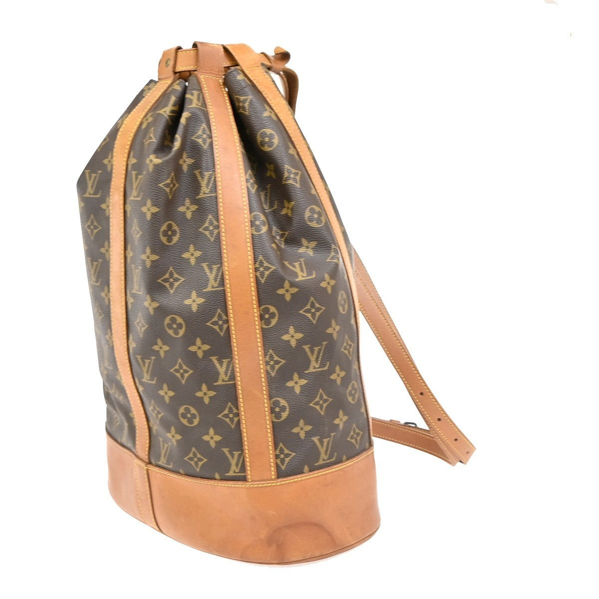 LOUIS VUITTON LV Randonnee GM Shoulder Bag Monogram Leather Brown M42244 83PA110