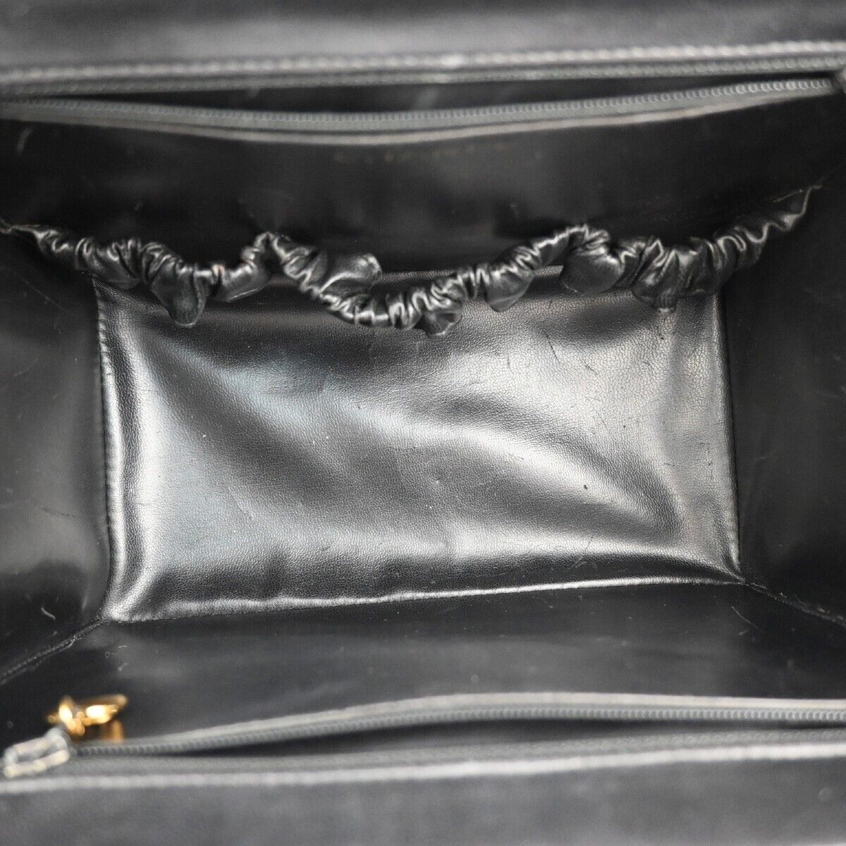 CHANEL CC Logo 2Way Vanity Shoulder Hand Bag Caviar Skin Leather BK GHW 620RJ692