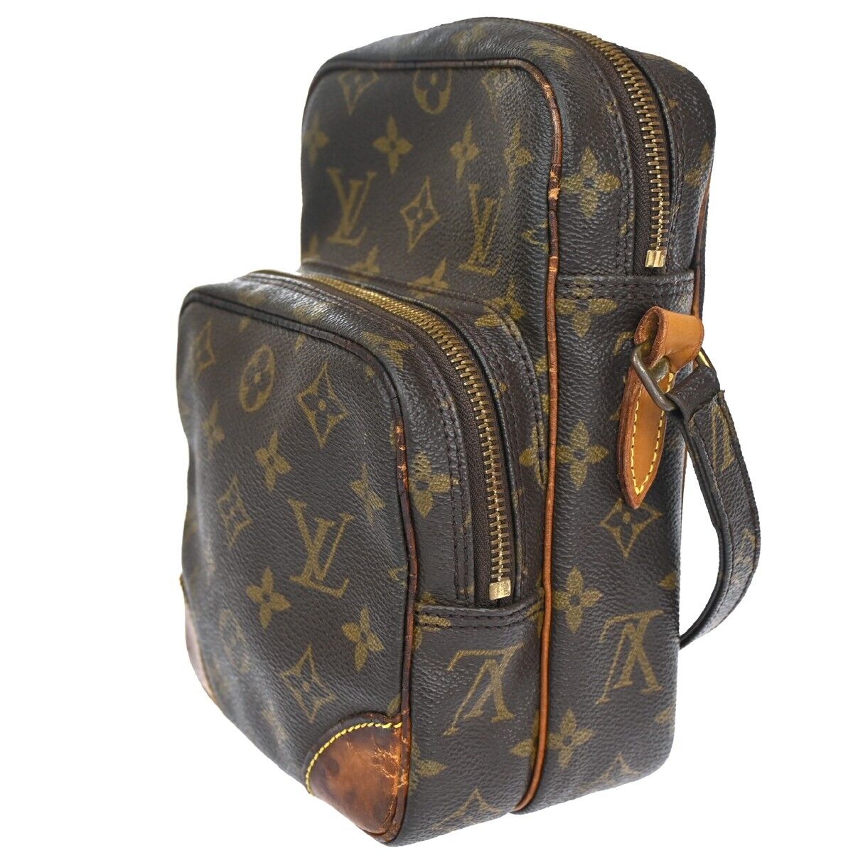 LOUIS VUITTON Amazon Crossbody Shoulder Bag Monogram Leather BN M45236 62EA038