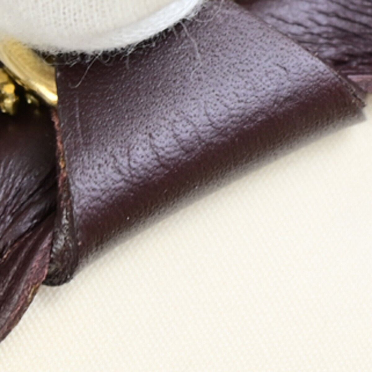 LOUIS VUITTON Logo Josephine GM Hand Bag Monogram Mini Canvas Red M92213 83EC887