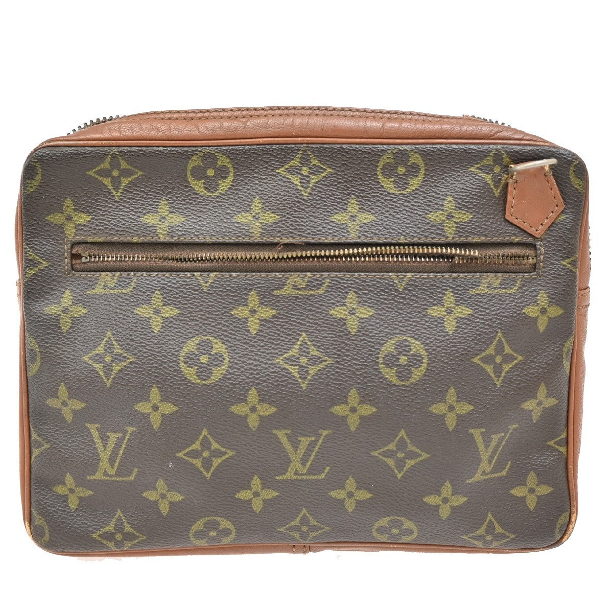 LOUIS VUITTON Pochette Homme Clutch Hand Bag Monogram Leather BN M51795 08KB741