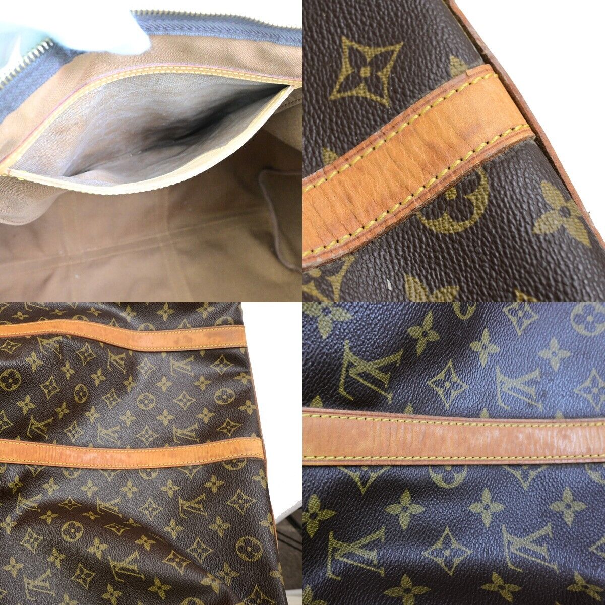 LOUIS VUITTON Flanerie 50 Shoulder Bag Monogram Leather Brown M51116 82EE099