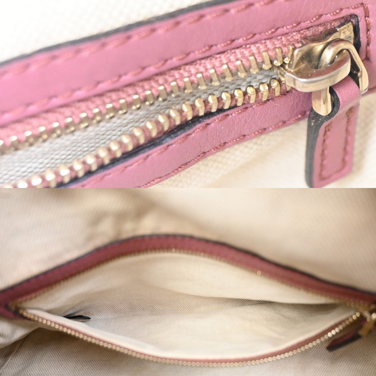 GUCCI Microguccissima 2Way Shoulder Hand Bag Embossed Leather Pink GHW 85ZA282