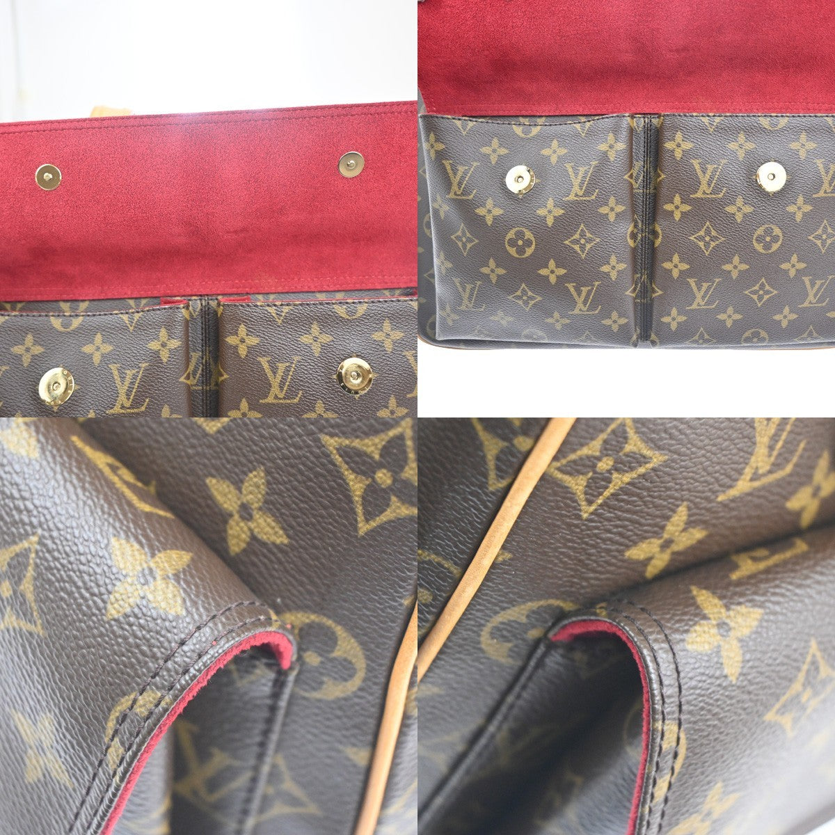 LOUIS VUITTON Multipli Cite Shoulder Bag Monogram Leather Brown M51162 52KP546