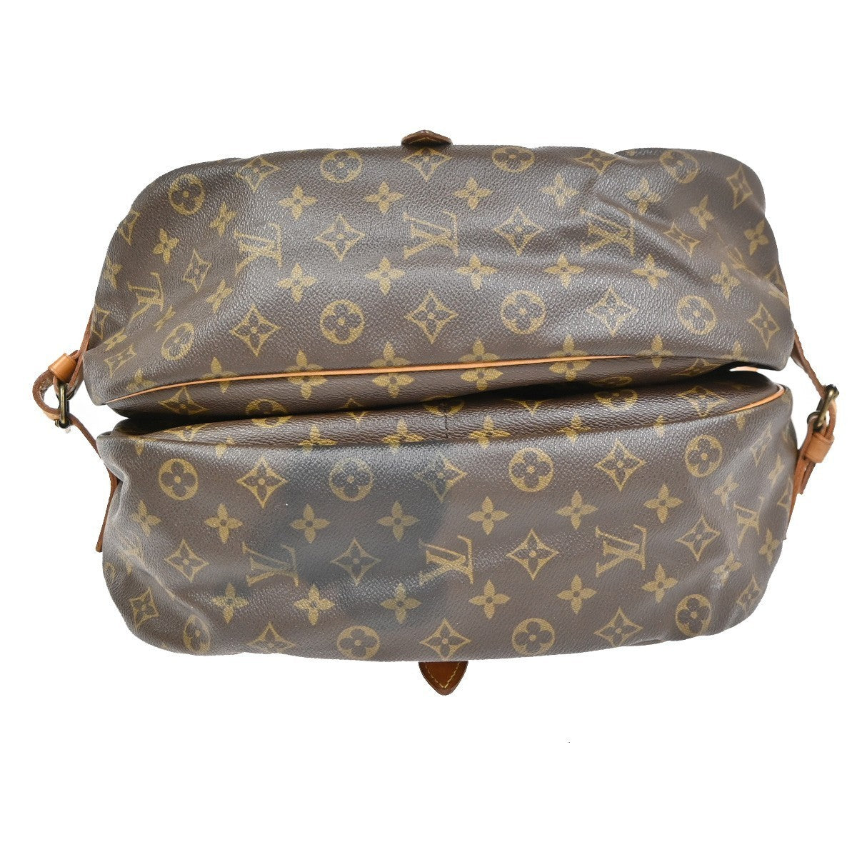 LOUIS VUITTON Saumur 35 Shoulder Bag Monogram Leather BN France M42254 73CA945