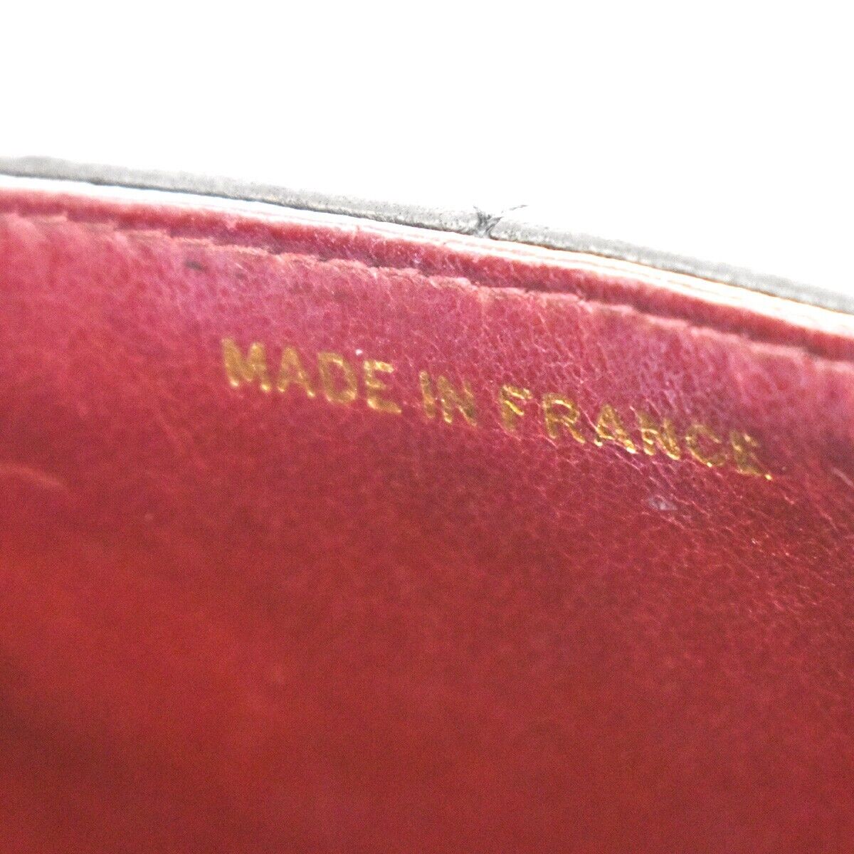 CHANEL CC Matelasse 25 Hand Bag Leather Black Gold France Vintage 759LC173