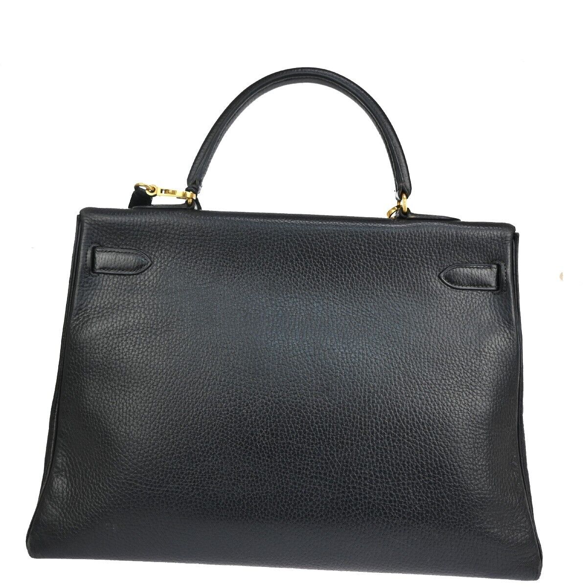 HERMES KELLY 35 2WAY HAND BAG TAURILLON CLEMENCE ◯V CADENA BLACK GHW 110LC493