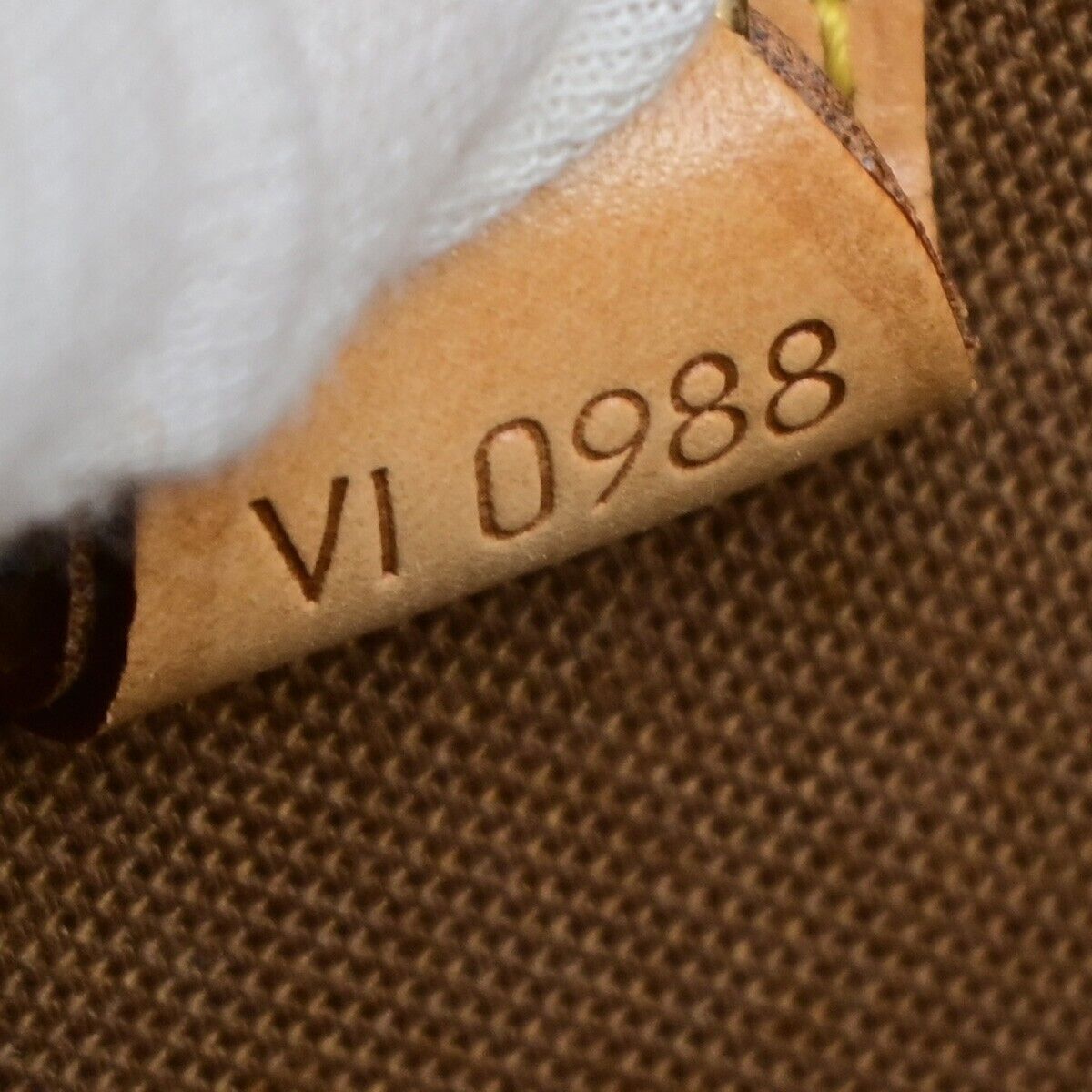 LOUIS VUITTON LV Logo Ellipse PM Hand Bag Monogram Leather Brown M51127 80EC994