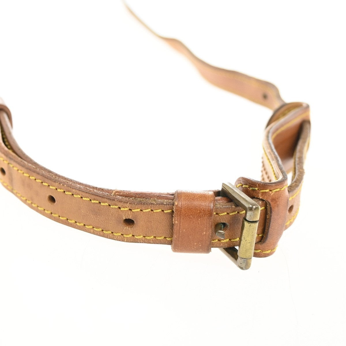 LOUIS VUITTON Jeune Fille MM Shoulder Bag Monogram Leather Brown M51226 37KC149