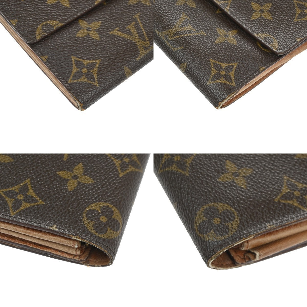 LOUIS VUITTON Porte Monnaie Credit Long Bifold Wallet Monogram BN M61725 02KD075