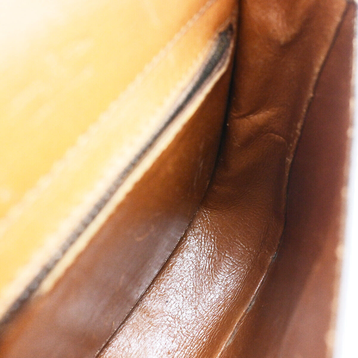 LOUIS VUITTON Saint Cloud MM Shoulder Bag Monogram Leather Brown M51243 62SJ498