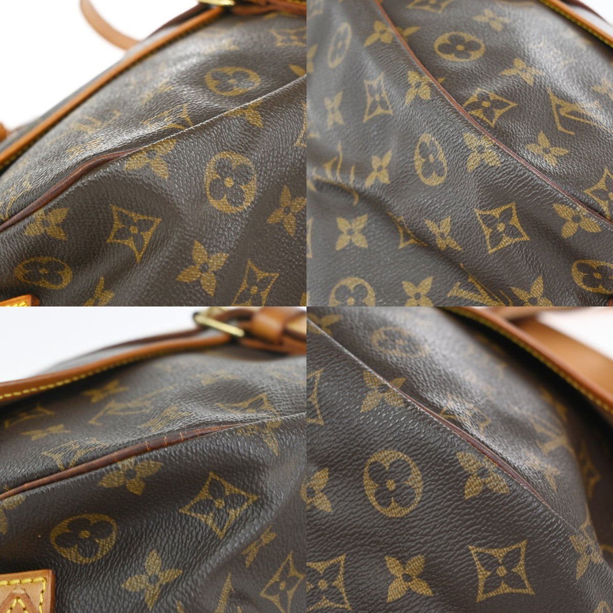 LOUIS VUITTON Saumur 35 Shoulder Bag Monogram Leather BN France M42254 84CA895