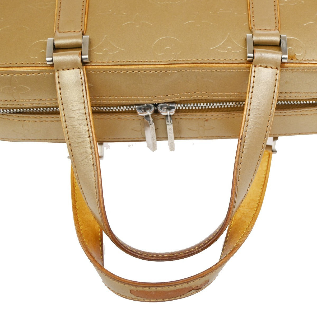 LOUIS VUITTON  Shelton MM Hand Bag Monogram Mat Leather Gold M55177 34TA037