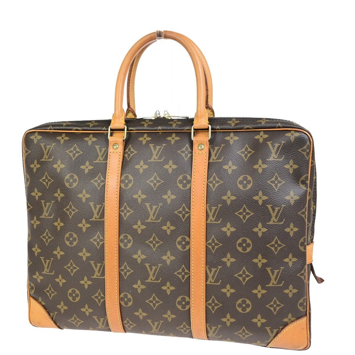 LOUIS VUITTON Porte Documents Voyage Briefcase Hand Bag Monogram M53361 36FB315