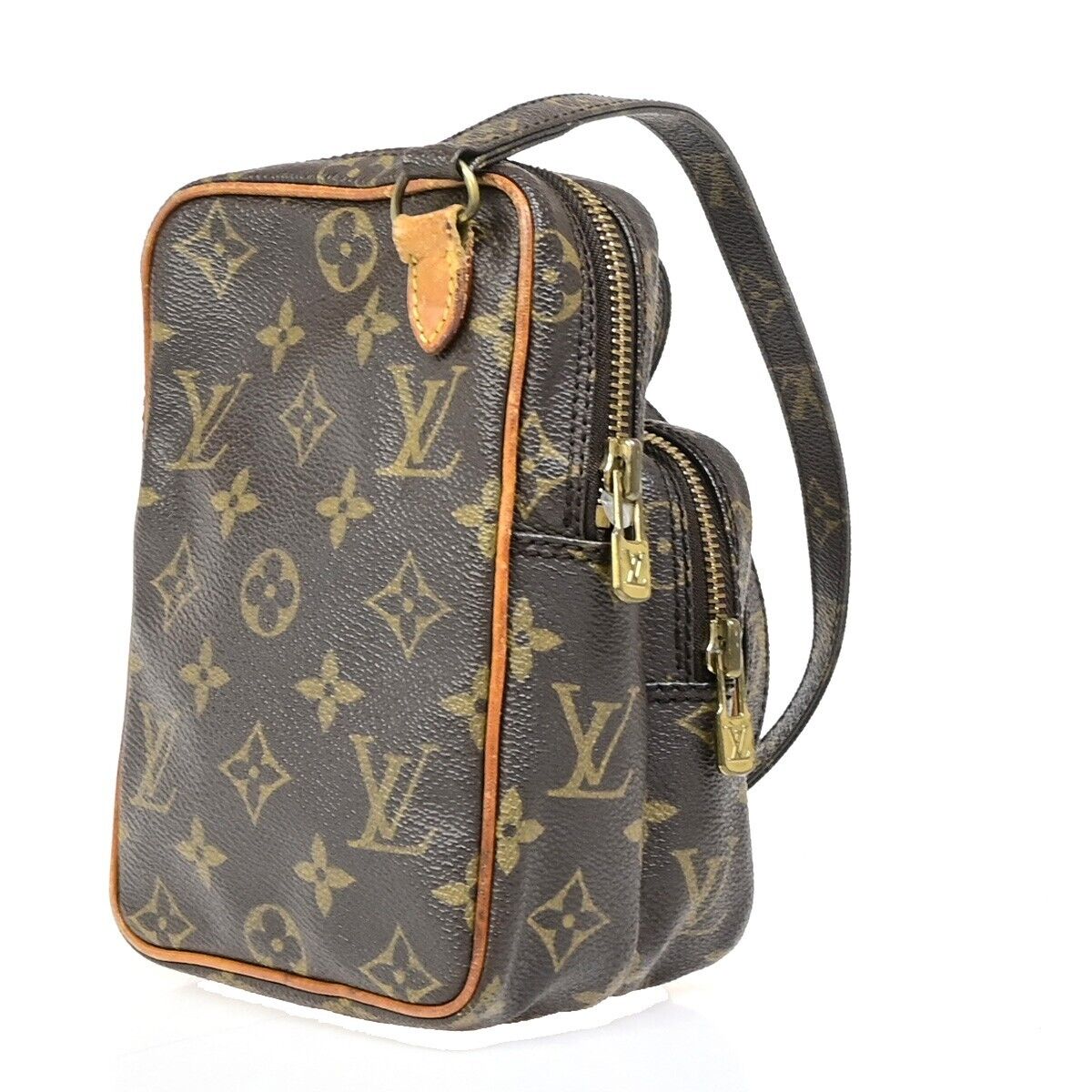 LOUIS VUITTON Mini Amazon Shoulder Bag Monogram Leather Brown M45238 69EB549