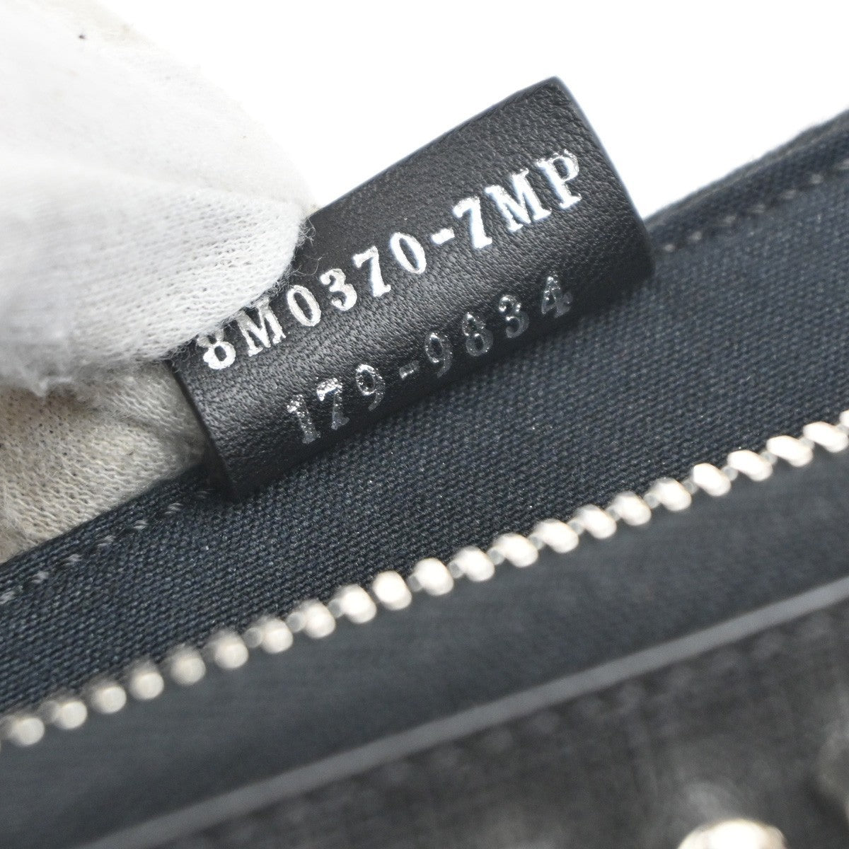 FENDI Karlito Karl Lagerfeld Clutch Bag Leather Fur Black SHW Italy 30EG245