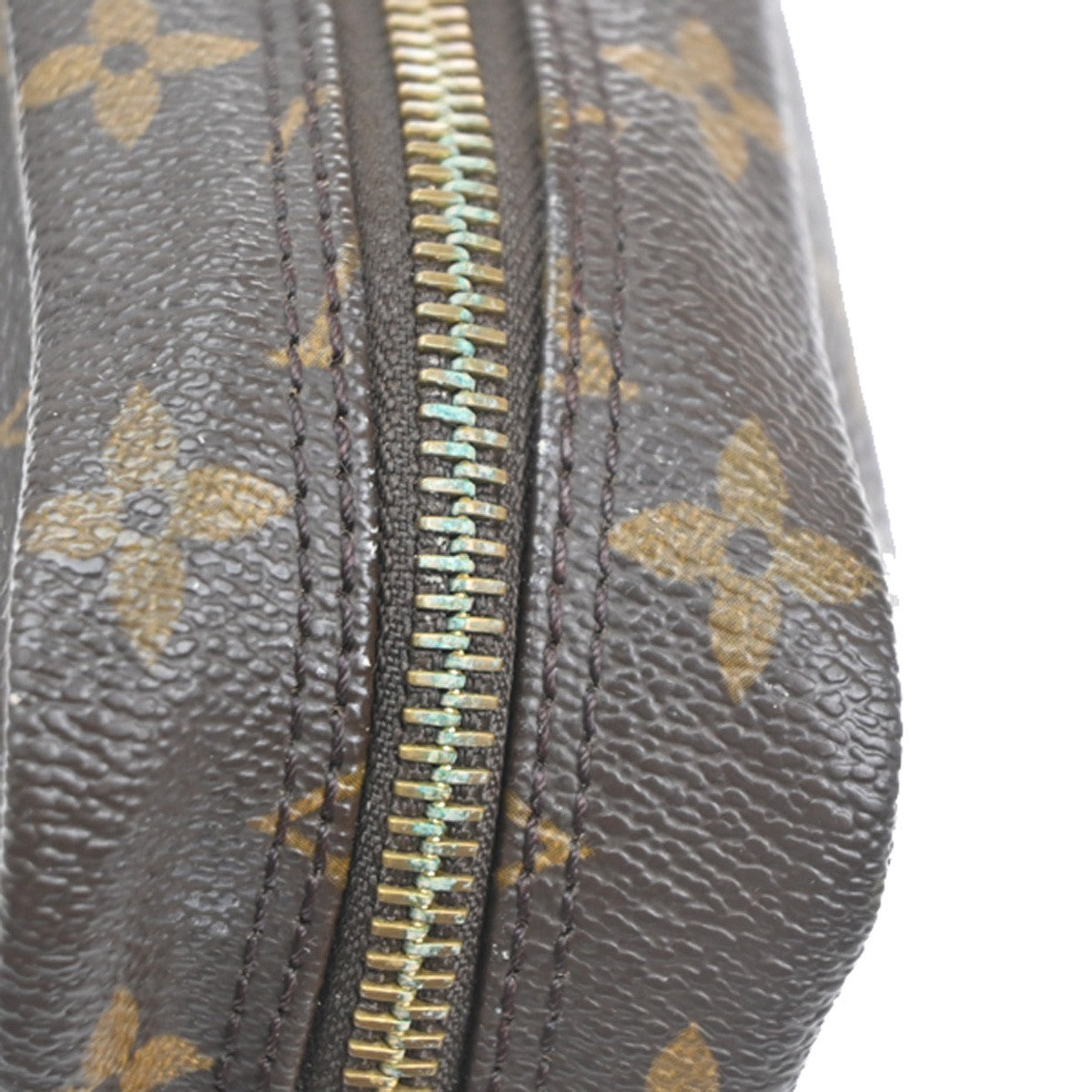 LOUIS VUITTON Trousse Toilette 23 Clutch Hand Bag Monogram Brown M47524 04CA768