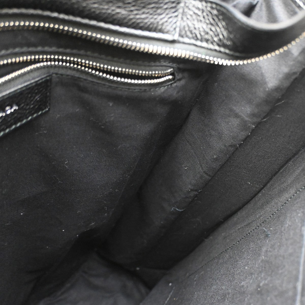 BALENCIAGA North South Shopping Shoulder Bag Leather Black SHW Italy 87YH647