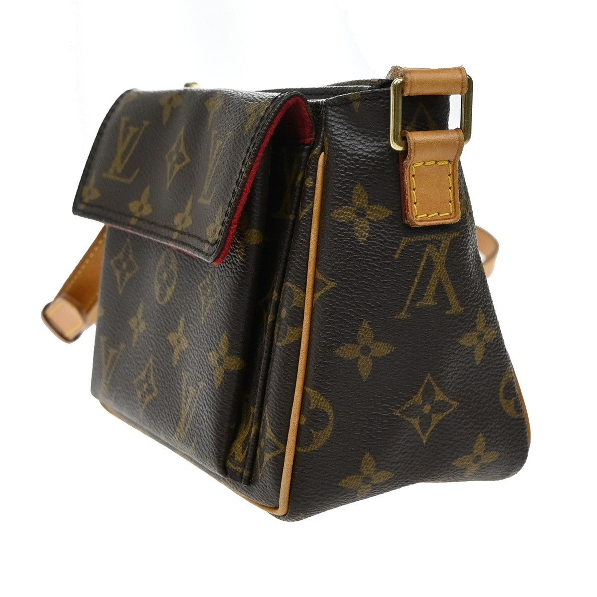 LOUIS VUITTON Viva Cite PM Shoulder Bag Monogram Leather Brown M51165 49MA011