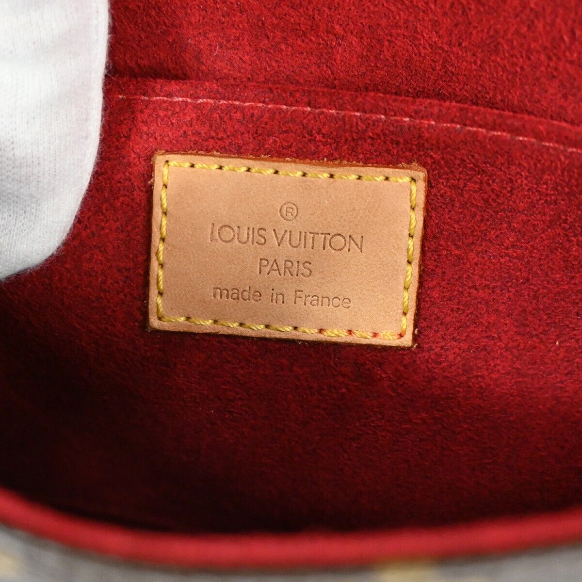 LOUIS VUITTON Tambourine Shoulder Bag Monogram Leather Brown M51179 676RH804