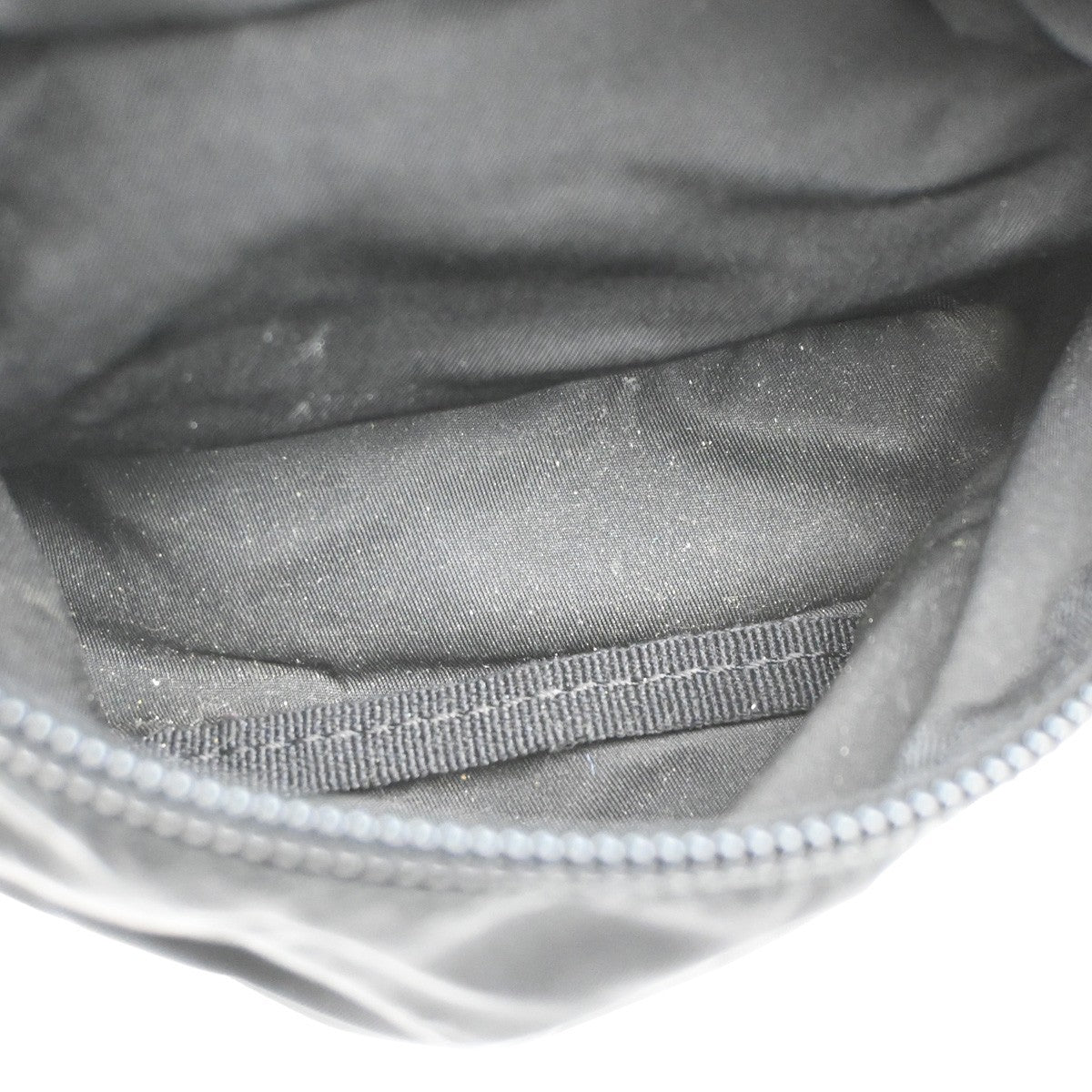 PRADA MILANO Logo Tessuto Drawstring Backpack Nylon Leather BK SHW Italy 62CA502