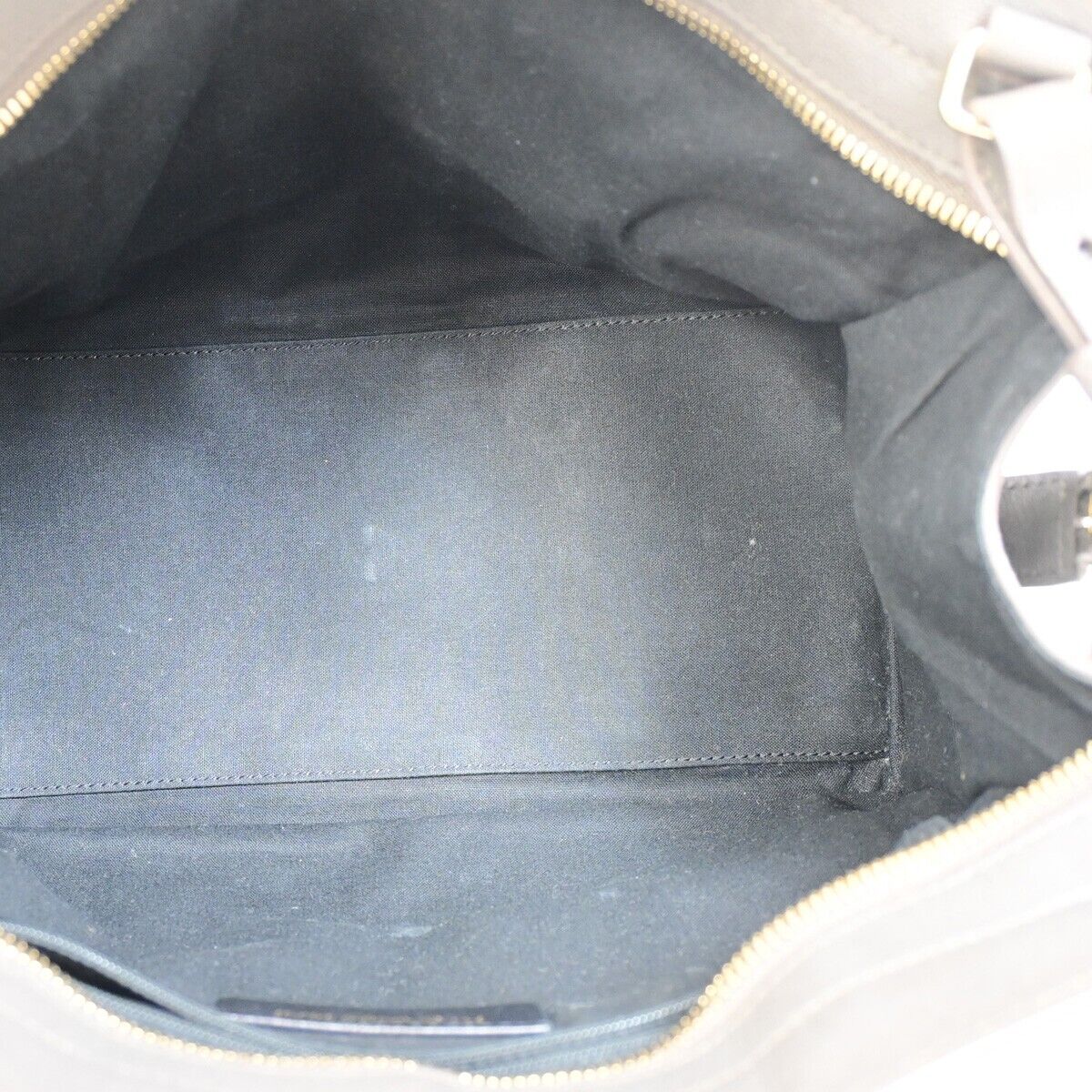 YVES SAINT LAURENT YSL 2Way Cabas Chyc Hand Shoulder Bag Leather Gray 35SH912