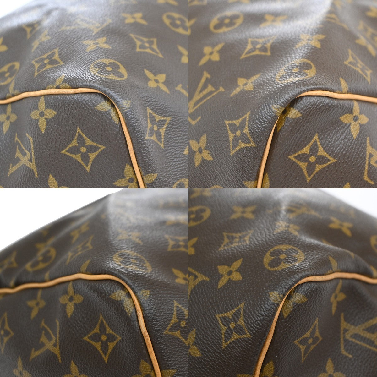 LOUIS VUITTON Keepall 50 Travel Hand Bag Monogram Leather Brown M41426 99KP217