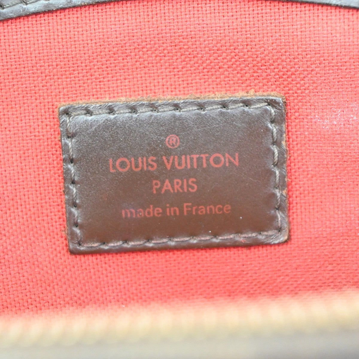 LOUIS VUITTON Verona PM Shoulder Bag Damie Ebene Leather Brown N41117 14KC094