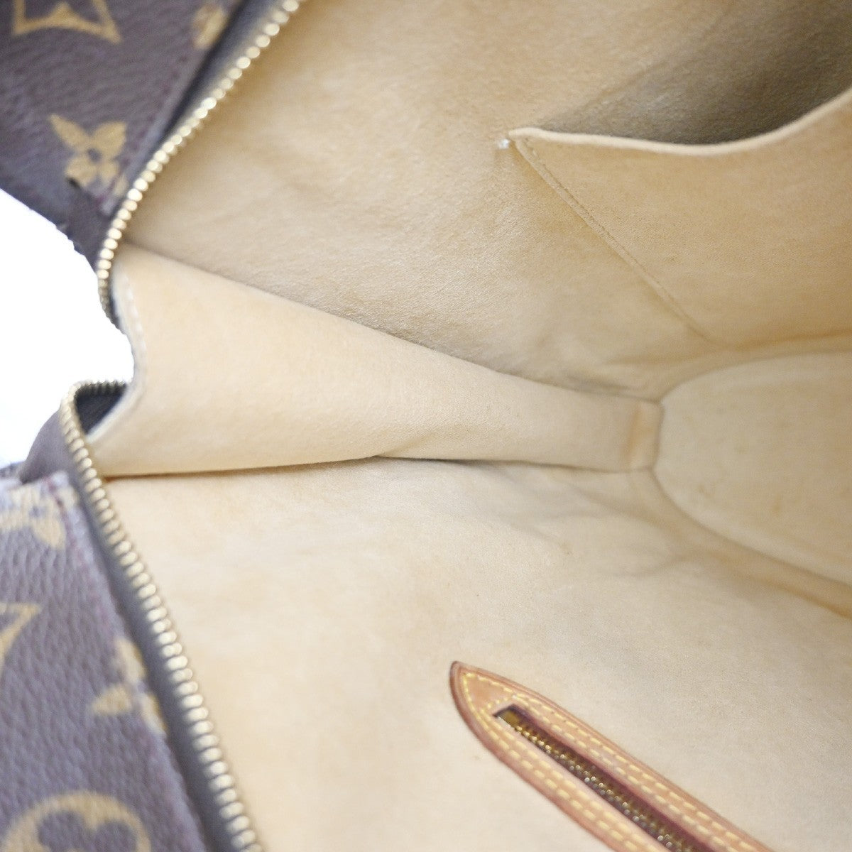 LOUIS VUITTON BABYLONE Shoulder Bag Monogram Leather Brown France M51102 82MA349
