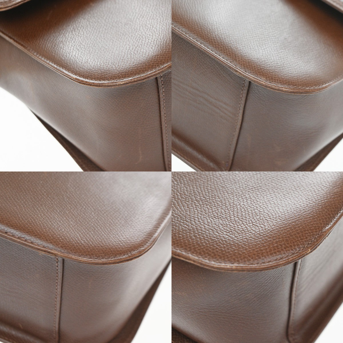 VALENTINO GARAVANI Logo Tassel Shoulder Bag Leather Brown GHW 63KD148
