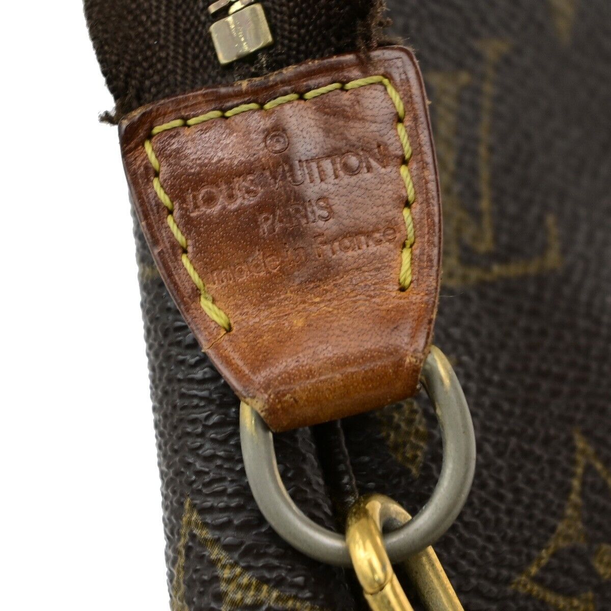 LOUIS VUITTON Pochette Accessoires Hand Bag Monogram Leather BN M51980 30ED959
