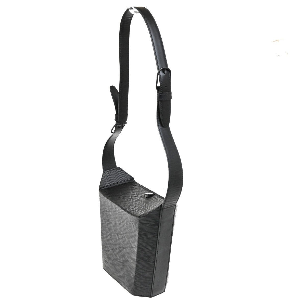 LOUIS VUITTON LV Sac Seau Shoulder Bag Epi Leather Black M80161 34TA498