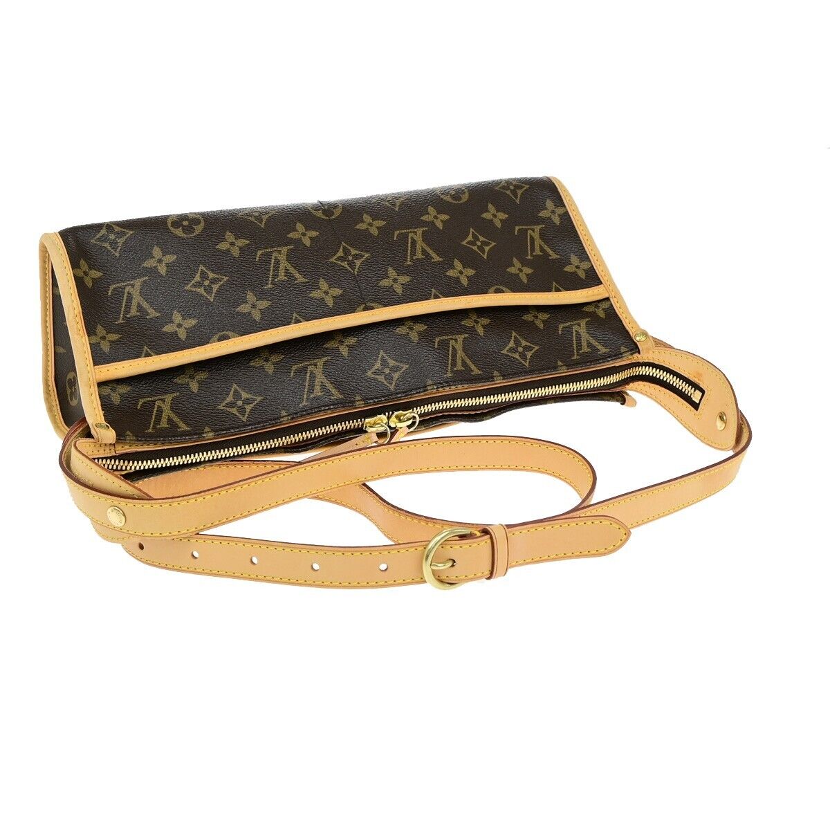 LOUIS VUITTON LV Popincourt Long Shoulder Bag Monogram Brown M40008 40RF231