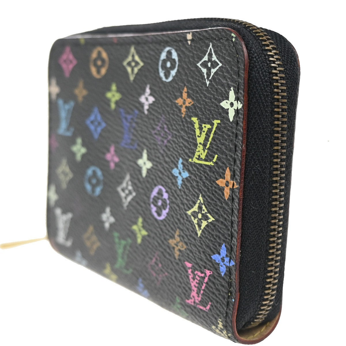 LOUIS VUITTON Zippy Coin Card Case Monogram Multi Leather BK M66549 32KC439